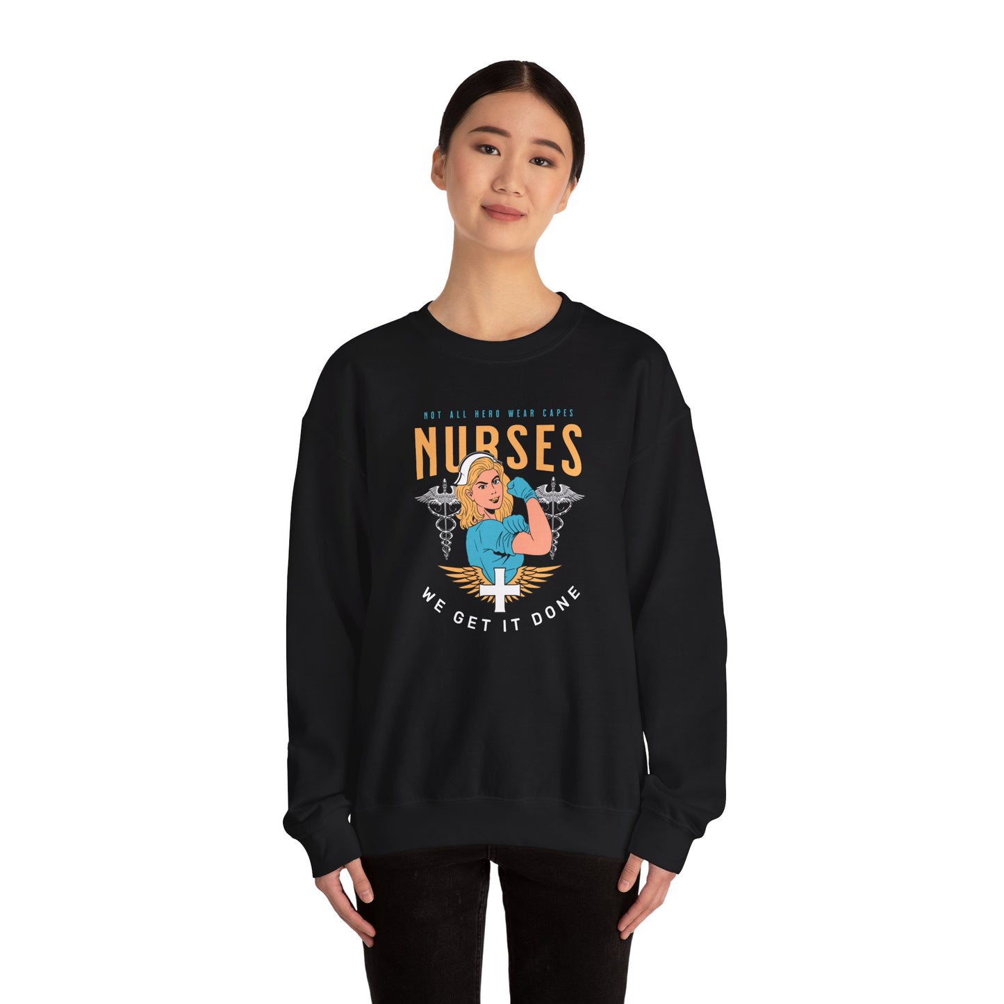Nurse Appreciation Crewneck Sweatshirt - Gift for Nurses, Healthcare Worker Sweatshirt, Nursing Gift, Cute Nurse Sweatshirt, Medical [...]