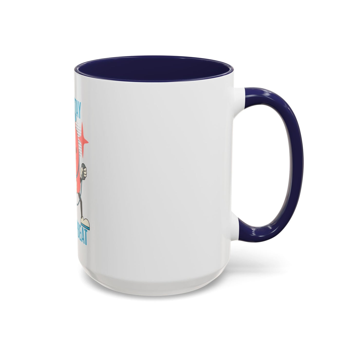 Stay Upbeat Heart Coffee Mug