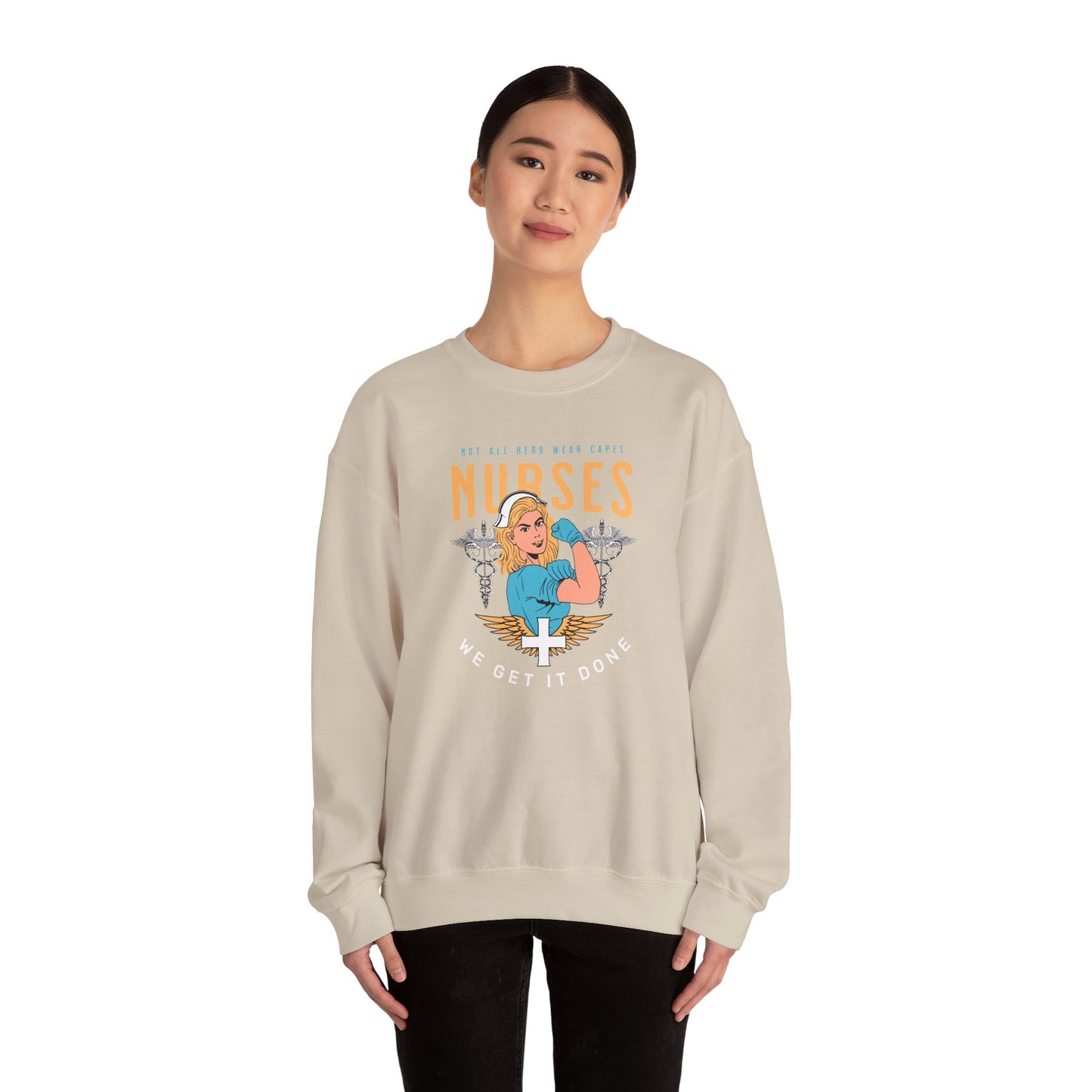 Nurse Appreciation Crewneck Sweatshirt - Gift for Nurses, Healthcare Worker Sweatshirt, Nursing Gift, Cute Nurse Sweatshirt, Medical [...]