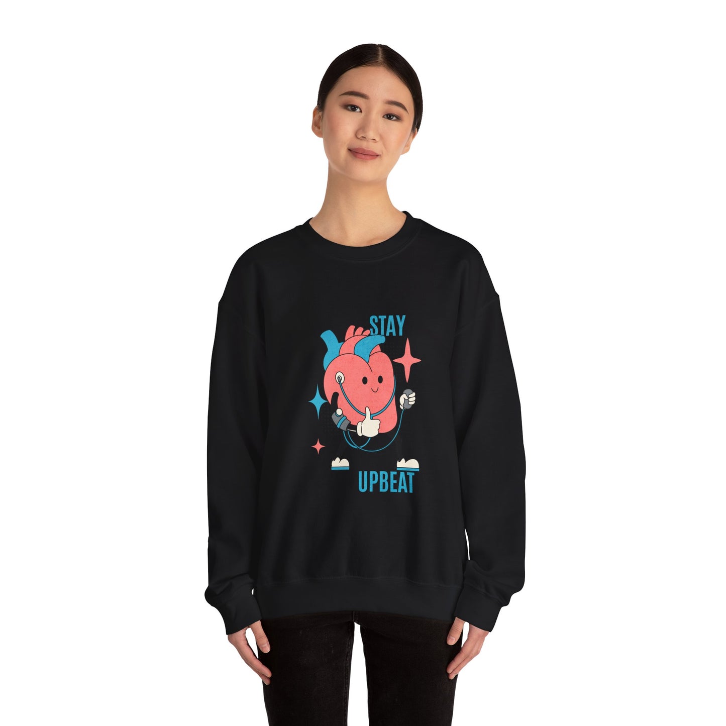 Stay Upbeat Crewneck Sweatshirt