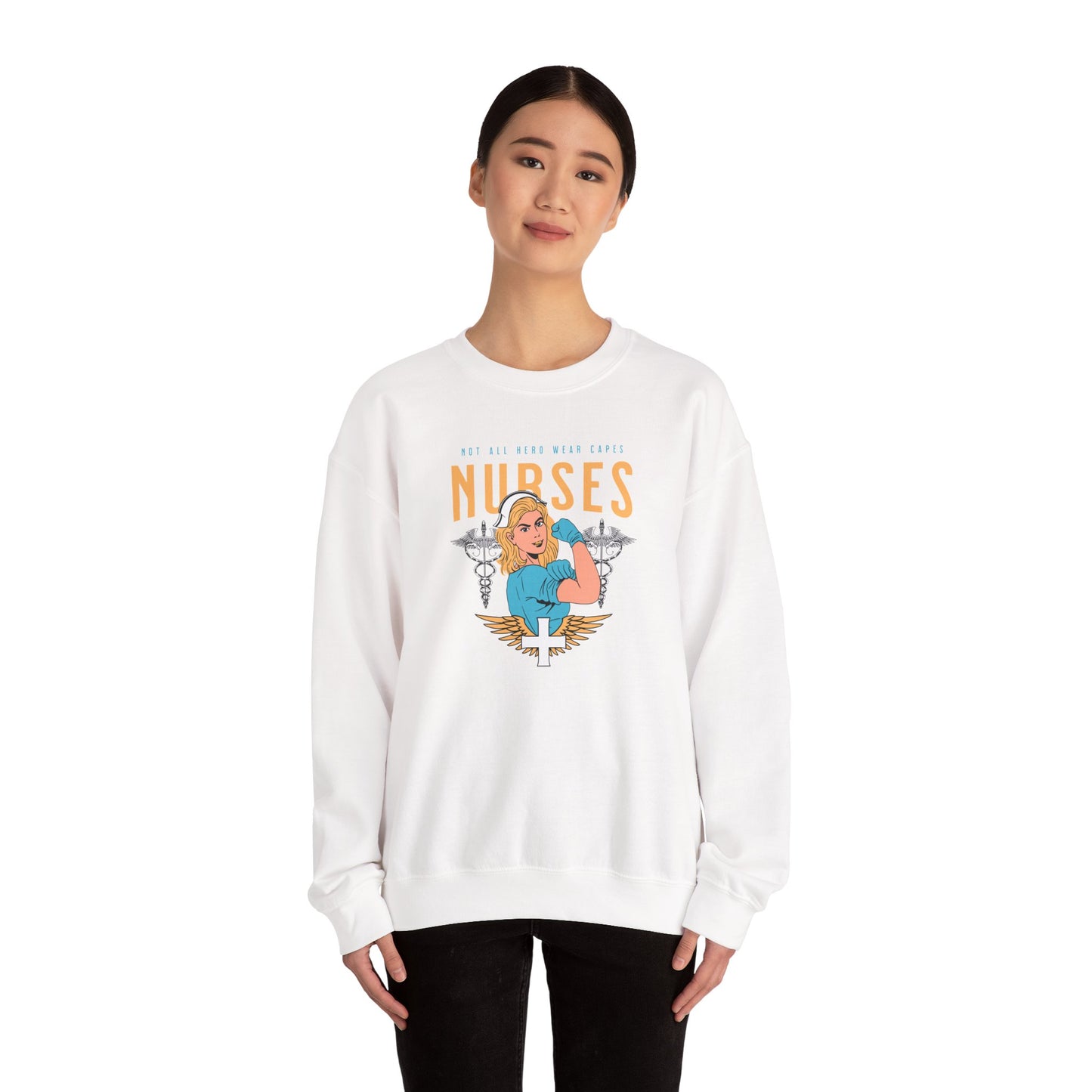 Nurse Appreciation Crewneck Sweatshirt - Gift for Nurses, Healthcare Worker Sweatshirt, Nursing Gift, Cute Nurse Sweatshirt, Medical [...]