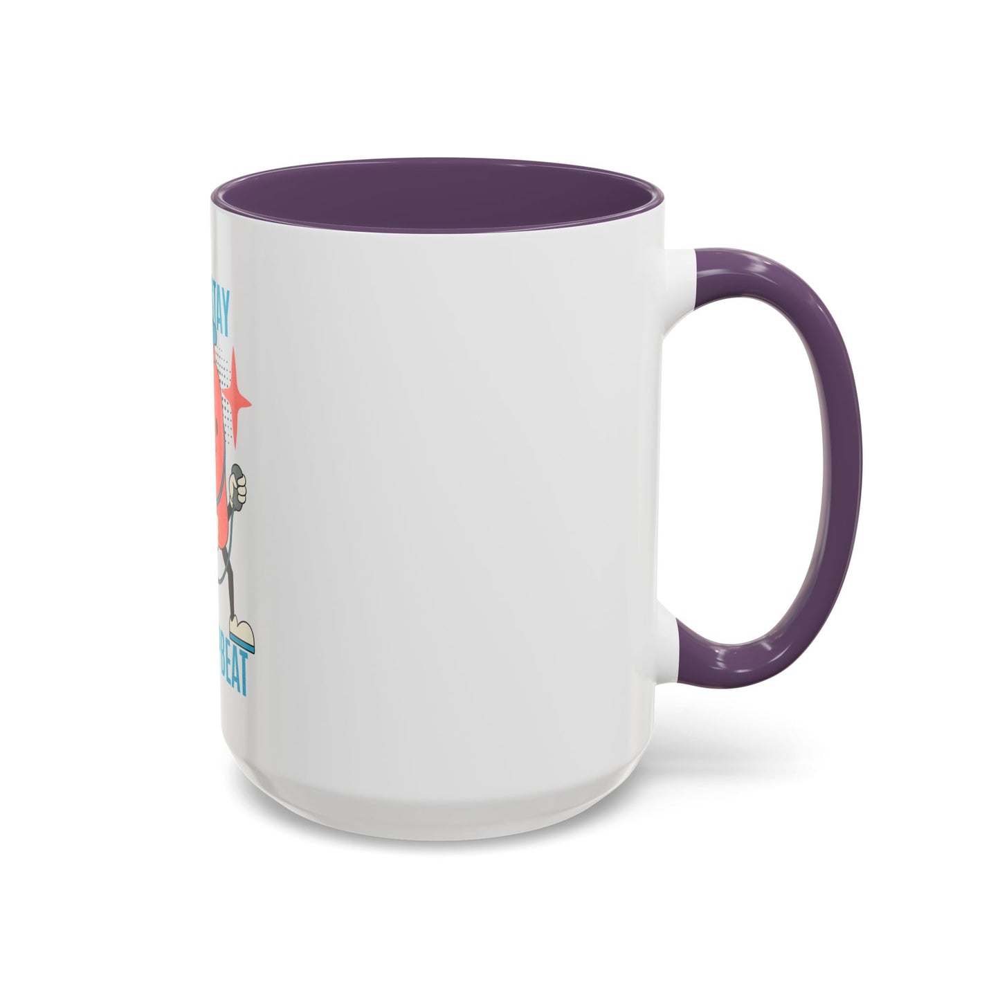 Stay Upbeat Heart Coffee Mug