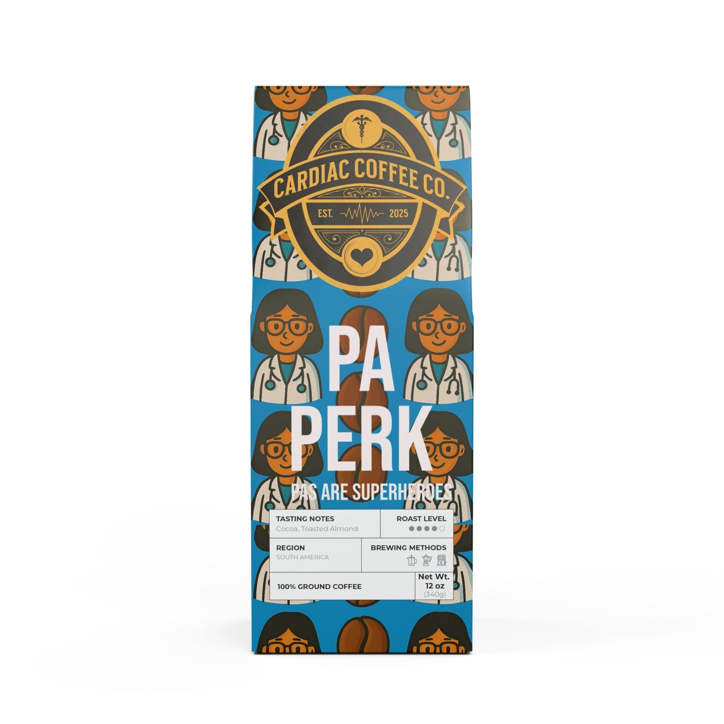 PA Perk Coffee Blend (Medium-Dark Roast) Benefits: Physician Assistant Students