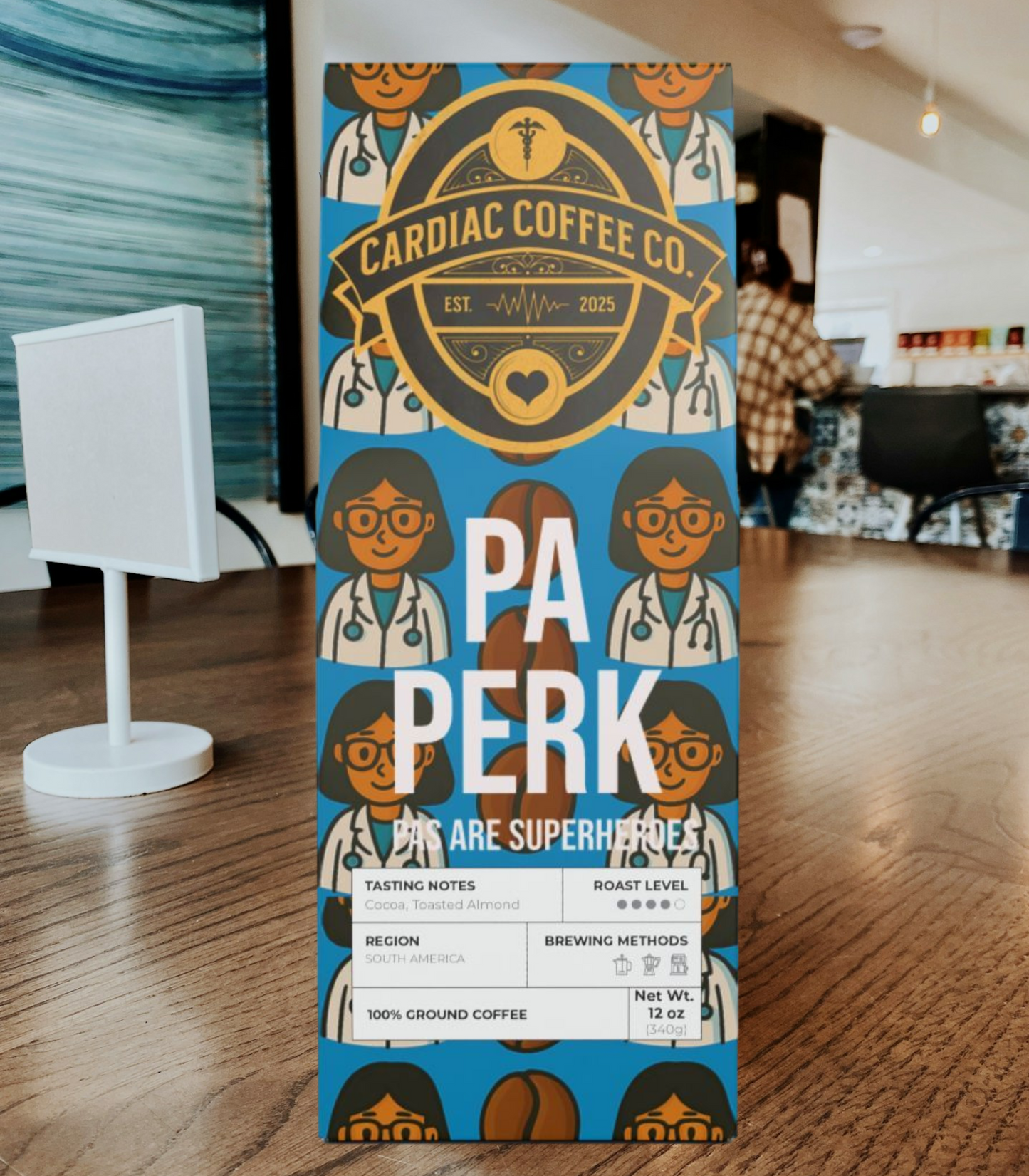 PA Perk Coffee Blend (Medium-Dark Roast) Benefits: Physician Assistant Students