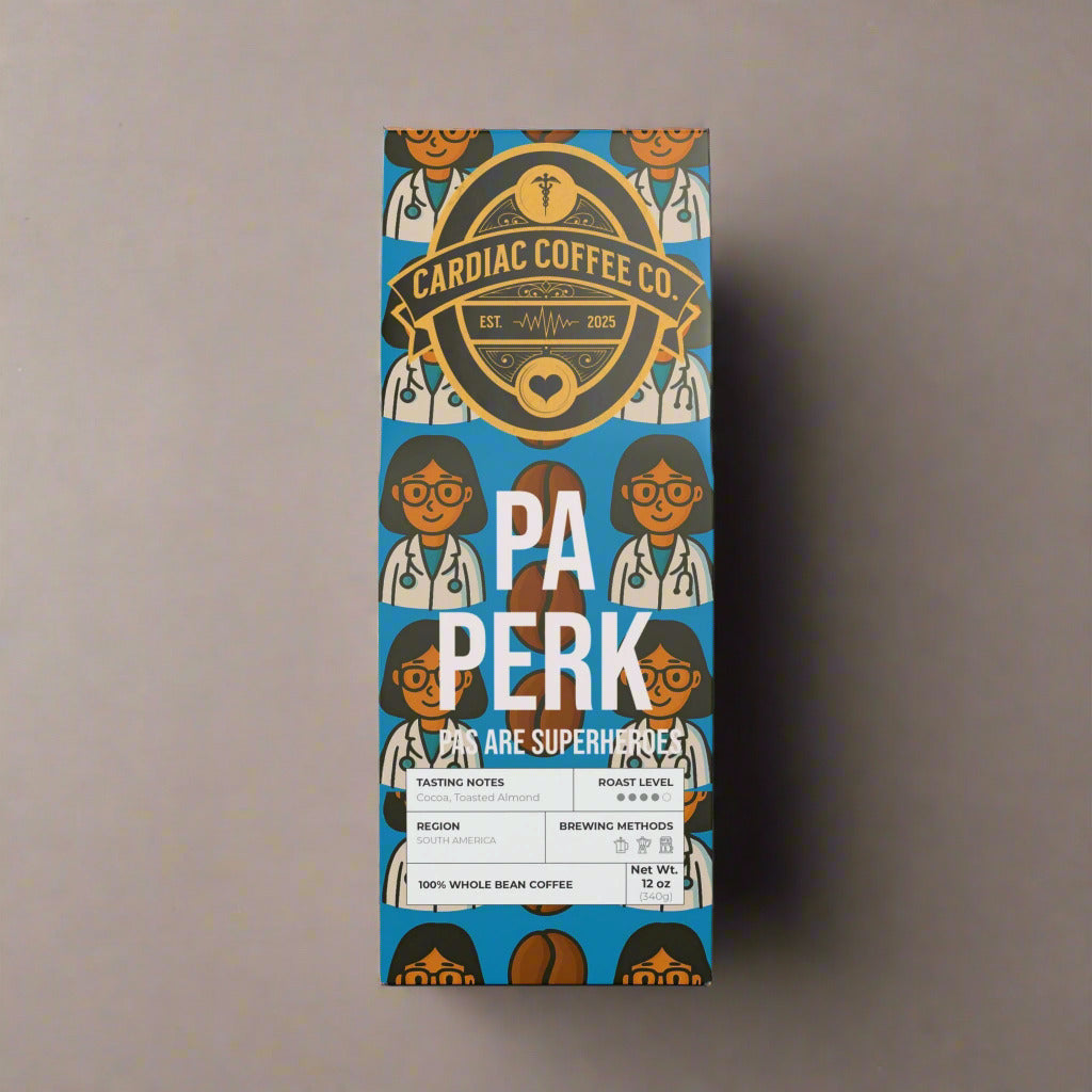 PA Perk Coffee Blend (Medium-Dark Roast) Benefits: Physician Assistant Students