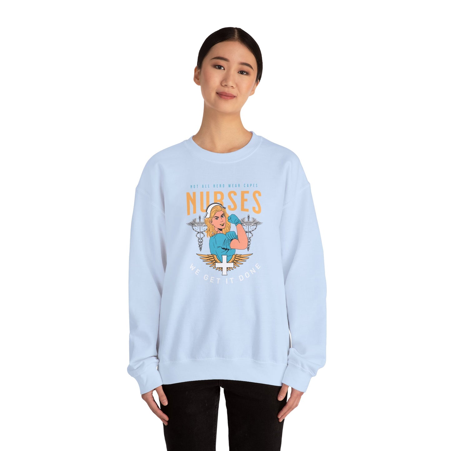 Nurse Appreciation Crewneck Sweatshirt - Gift for Nurses, Healthcare Worker Sweatshirt, Nursing Gift, Cute Nurse Sweatshirt, Medical [...]