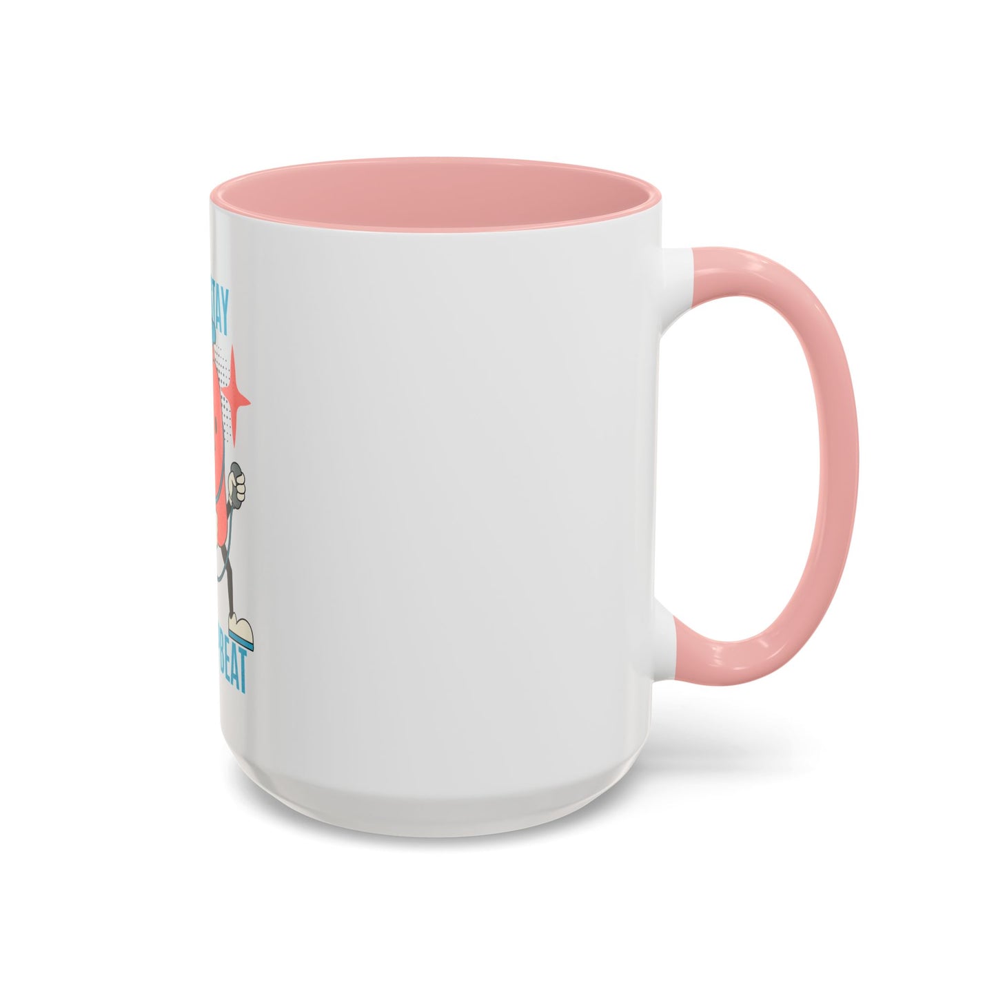 Stay Upbeat Heart Coffee Mug