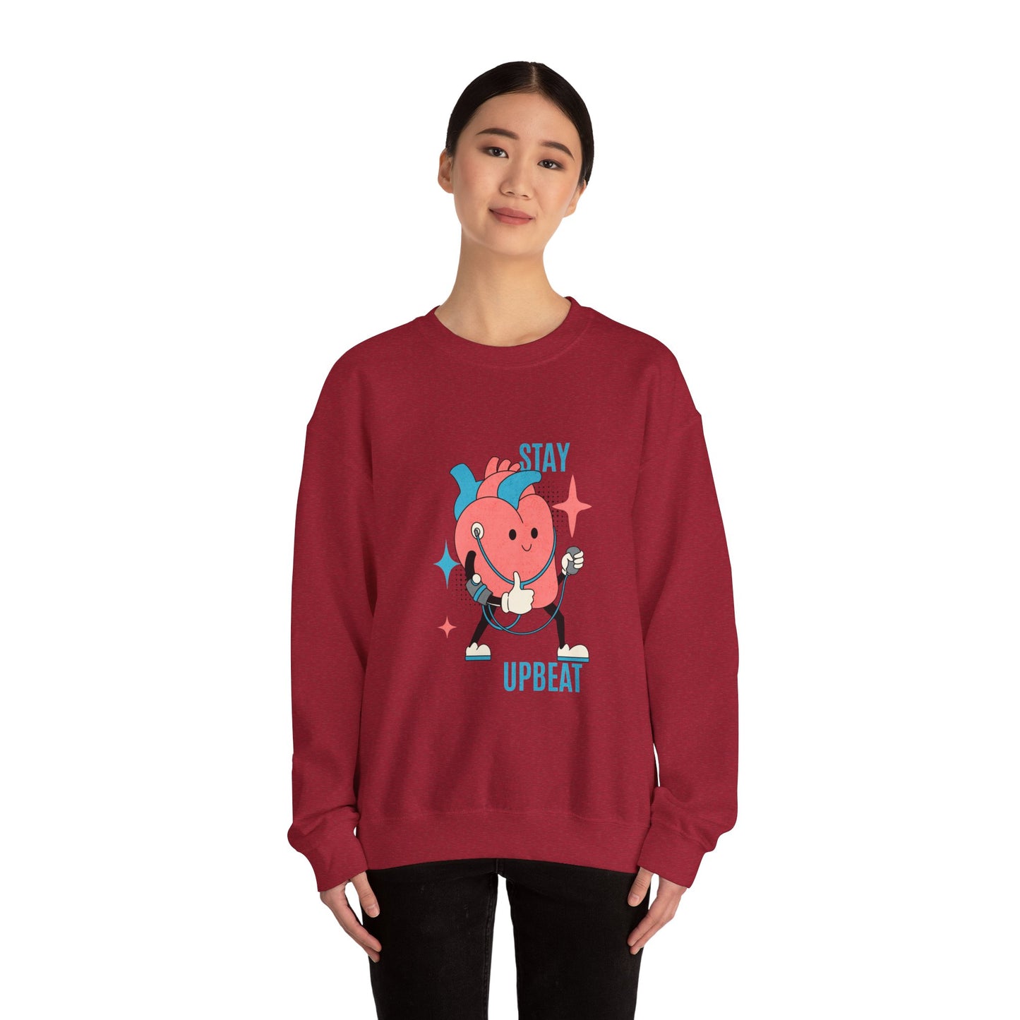Stay Upbeat Crewneck Sweatshirt
