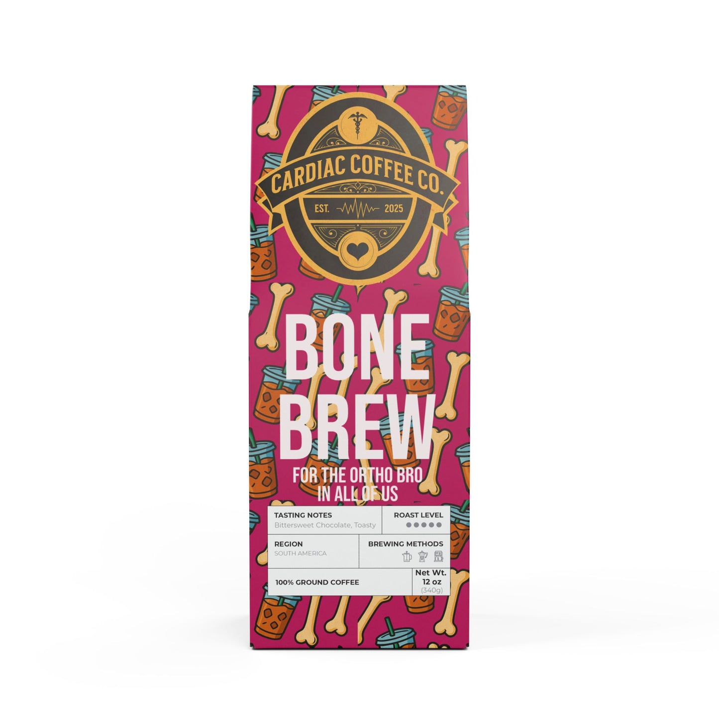 Bone Brew Coffee Blend (Dark French Roast): Benefits St.Jude
