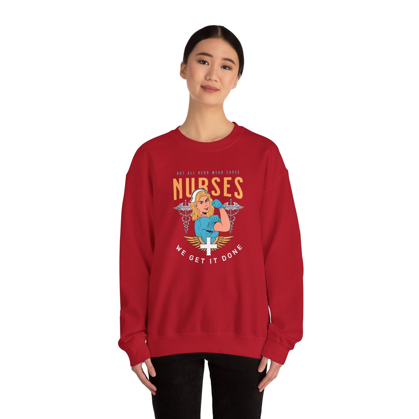 Nurse Appreciation Crewneck Sweatshirt - Gift for Nurses, Healthcare Worker Sweatshirt, Nursing Gift, Cute Nurse Sweatshirt, Medical [...]