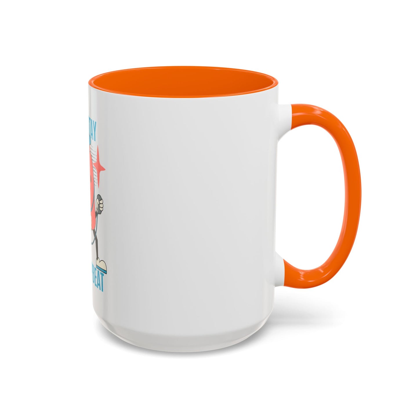 Stay Upbeat Heart Coffee Mug