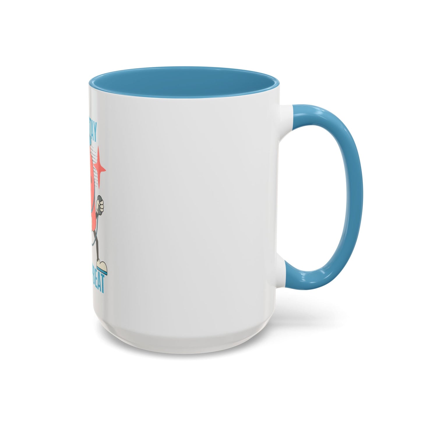 Stay Upbeat Heart Coffee Mug